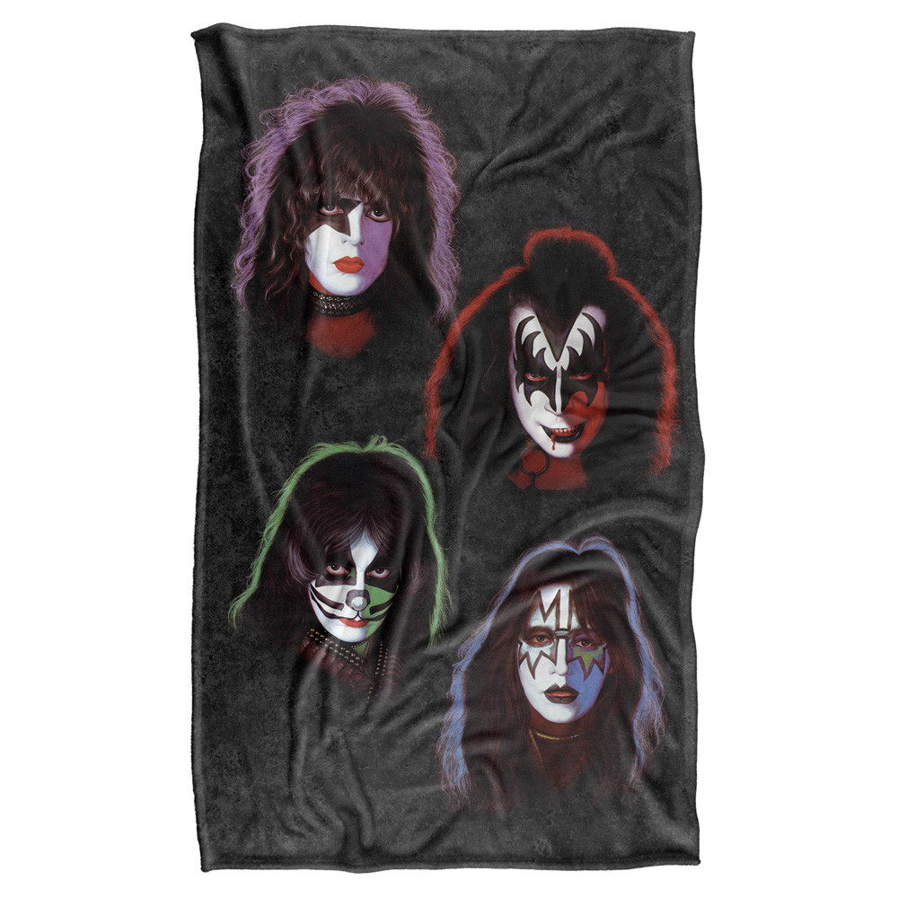 36 X 58 In. Kiss & Solo Heads Silky Touch Blanket, White