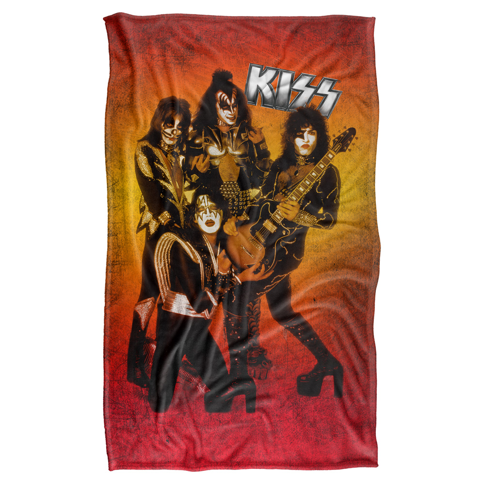 36 X 58 In. Kiss & Fire Pose Silky Touch Blanket, White