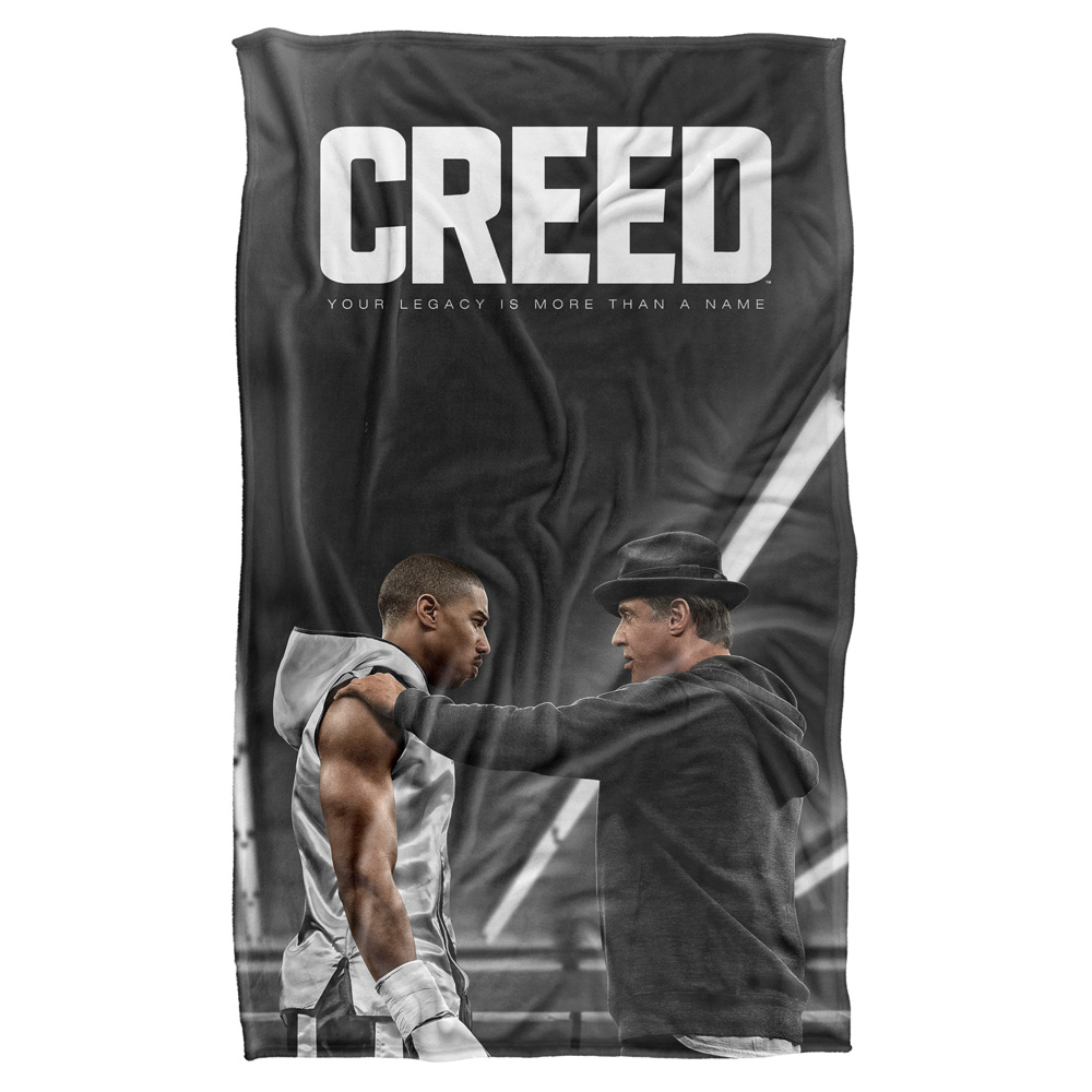 36 X 58 In. Creed & Poster Silky Touch Blanket, White