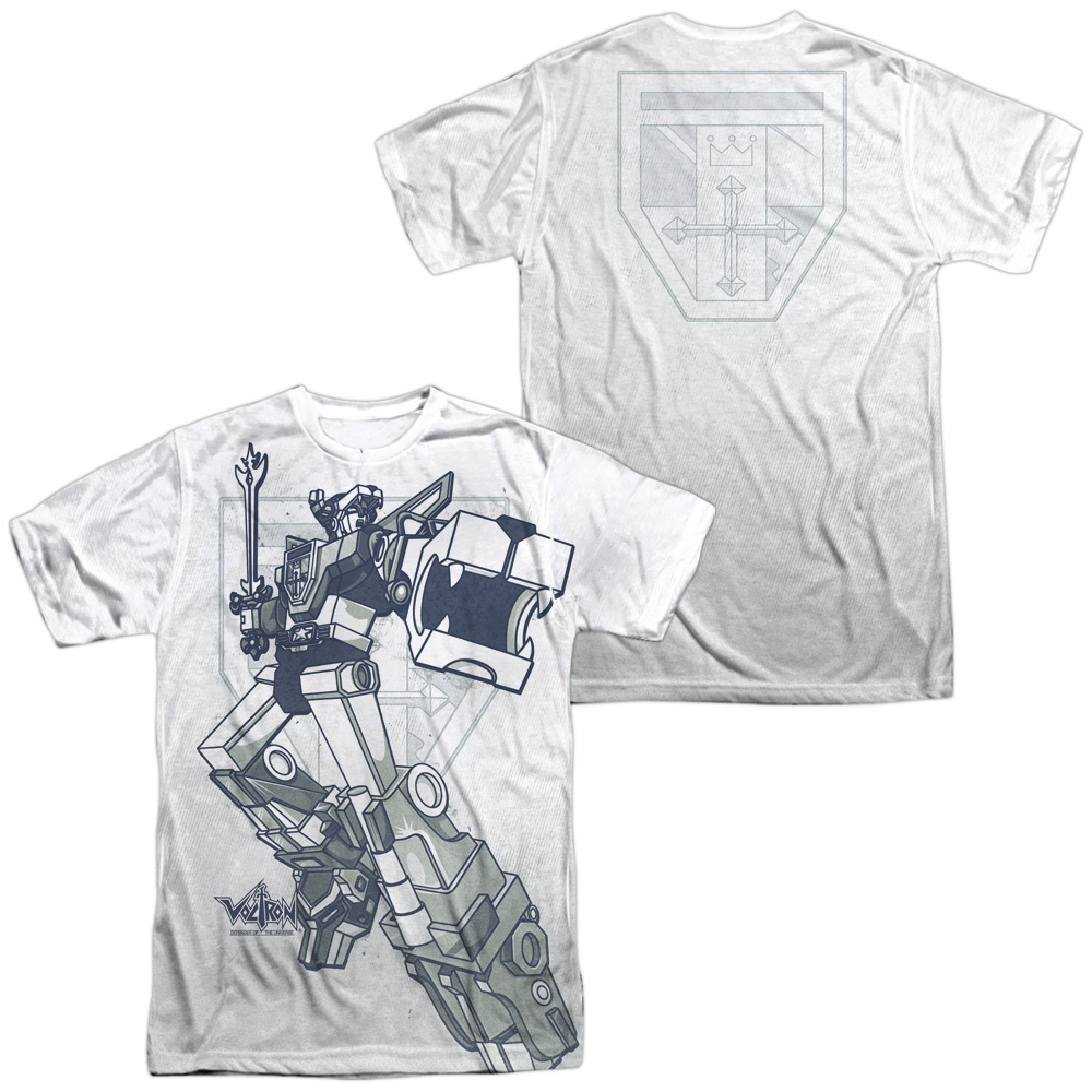 UPC 887806737558 product image for DRM155FB-ATPP-4 Voltron & Defender Front & Back Print Adult Regular Fit Polyster | upcitemdb.com