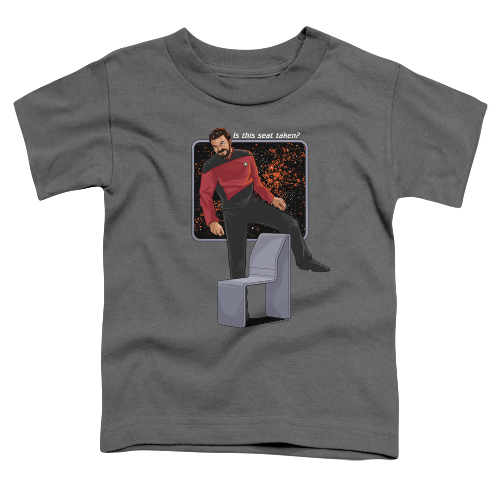 UPC 190860760302 product image for CBS1886-TT-3 Star Trek & Is This Seat Taken Short Sleeve Cotton Toddler T-Shirt& | upcitemdb.com
