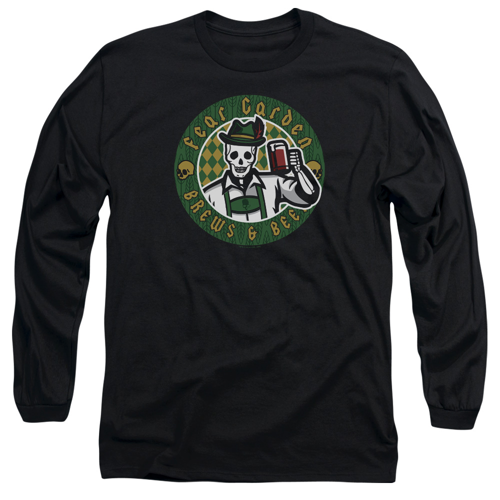 CBS2508-AL-2 Hell Fest & Fear Garden Adult 18-1 Long Sleeve T-Shirt, Black - Medium