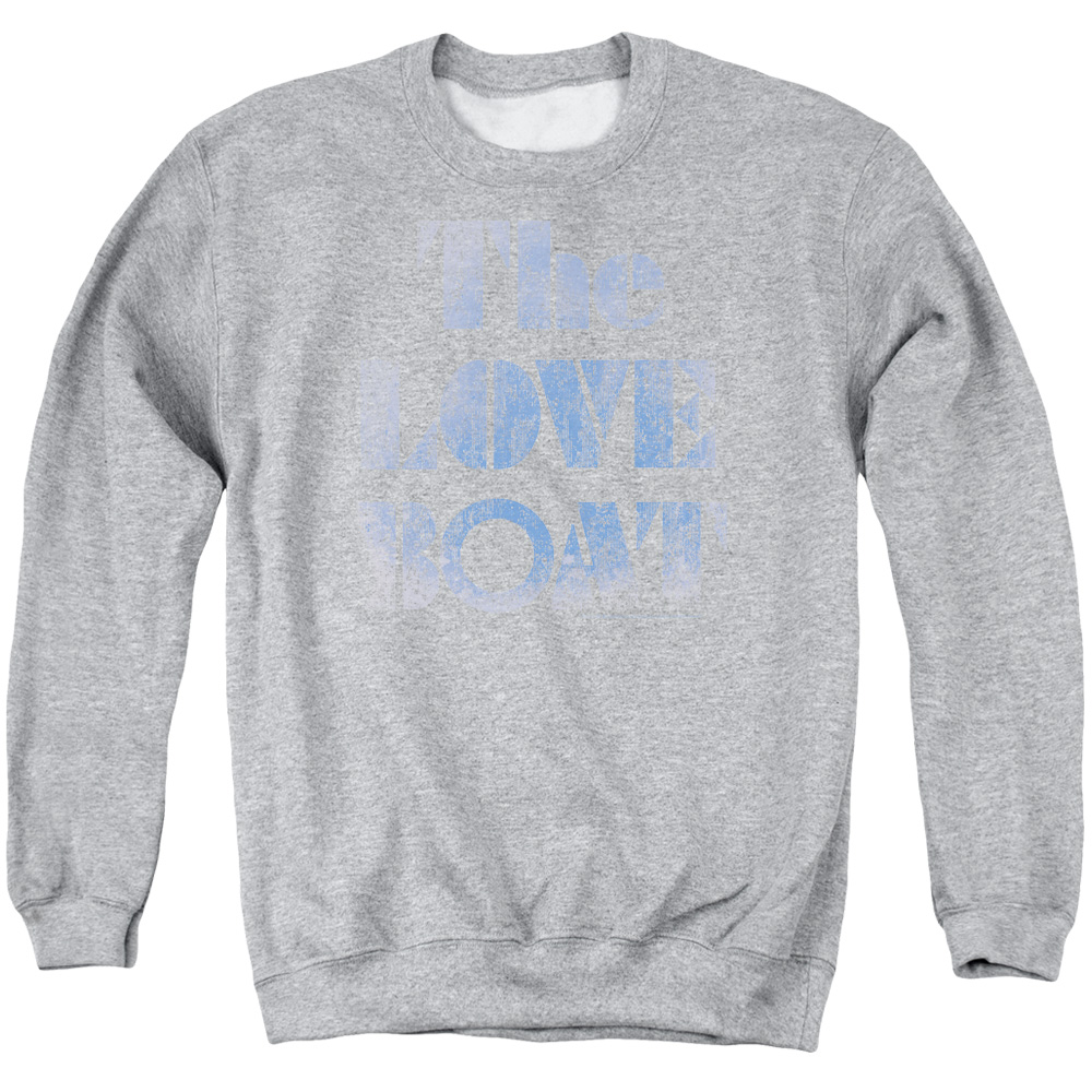 UPC 752516671174 product image for CBS134-AS-5 Love Boat & Distressed Adult Cotton & Polyster Crewneck Sweatshirt&# | upcitemdb.com