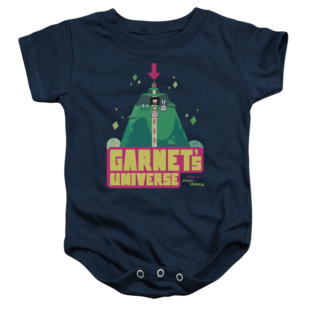 Steven Universe & Garnets Universe Infant Snapsuit, Navy - Small - 6 Months