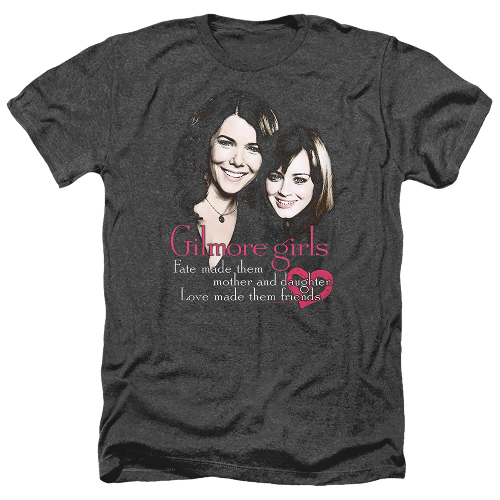 Gilmore Girls & Title-Adult Heather T-Shirt, Black - 3X