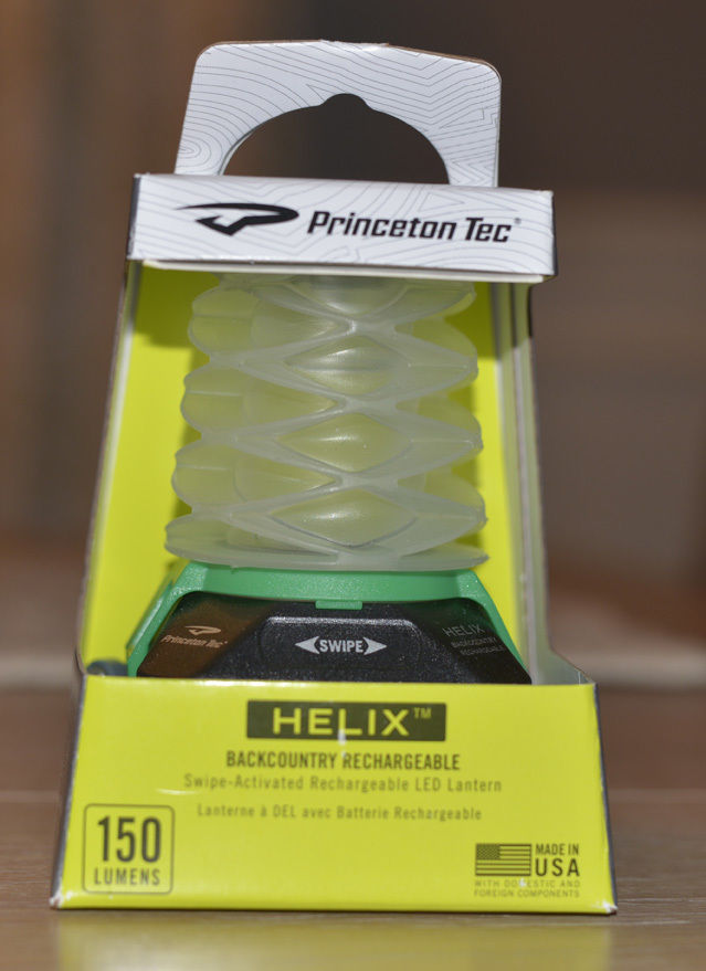 Tactical Gear Pt Hx1-rc-bk Helix Backcountry Rechargeable Lantern, Black & Green