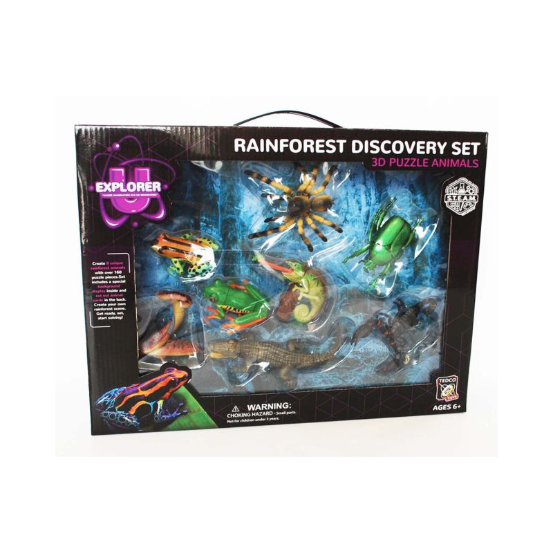 96605 3d Rainforest Puzzle Set