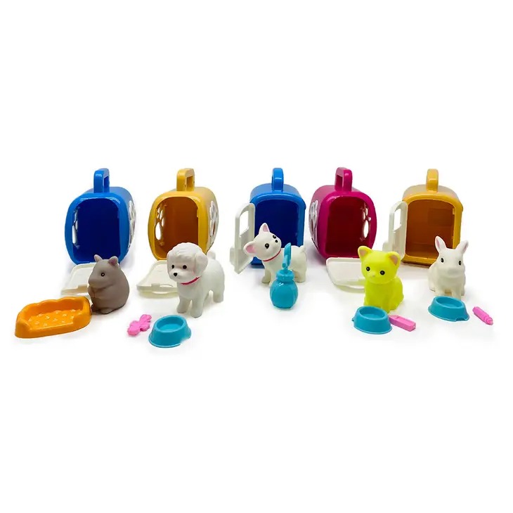 58046 12 Pet Houses Toy, Assorted Color