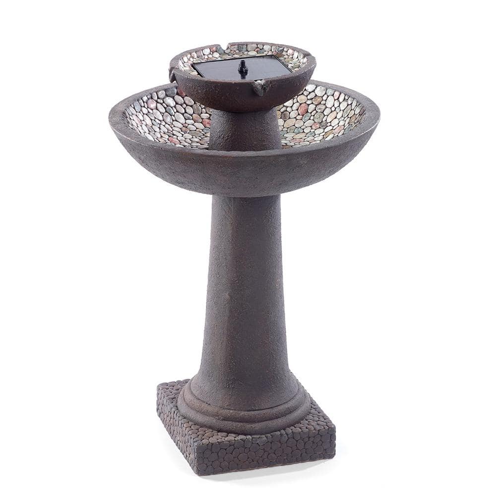 UPC 840594000105 product image for 34208024 Riverstone 2-Tier IntelliSolar Fountain with Remote - Forest Brown | upcitemdb.com