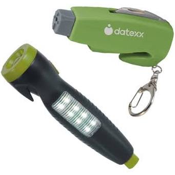 Aa-5230 Combo Auto Safety Tools Kit For Led Emergency Light & Keychain