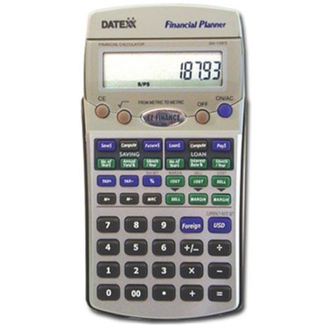 Dh-170fs Ez Financial Calculator-savings Loans Profit Tax & Currency