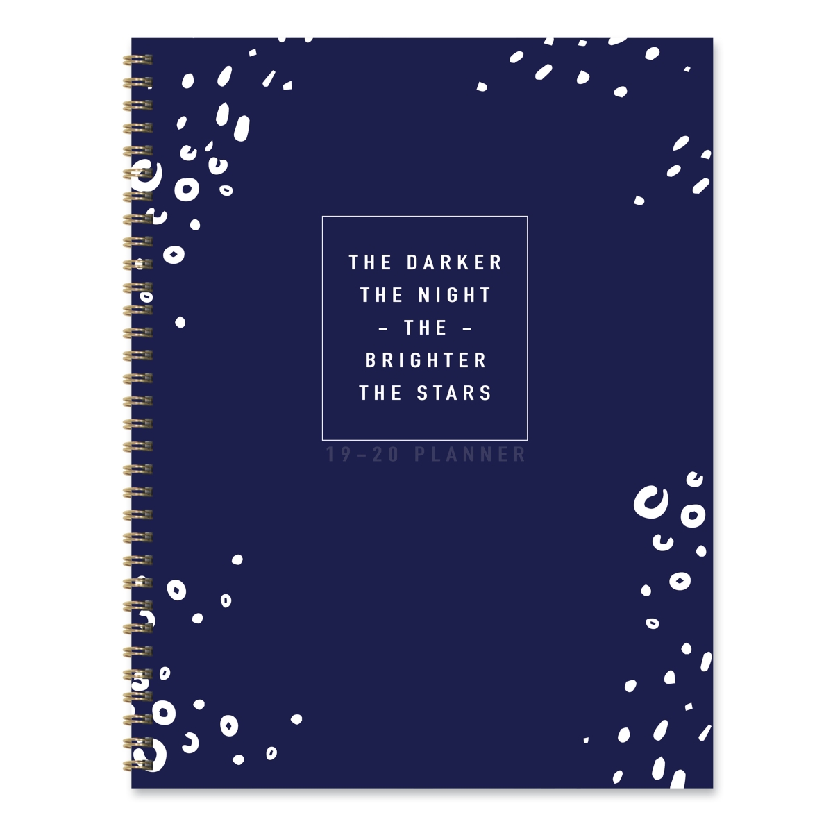 20-9537a July 2019 - June 2020 Bright Stars Large Daily Weekly Monthly Planner