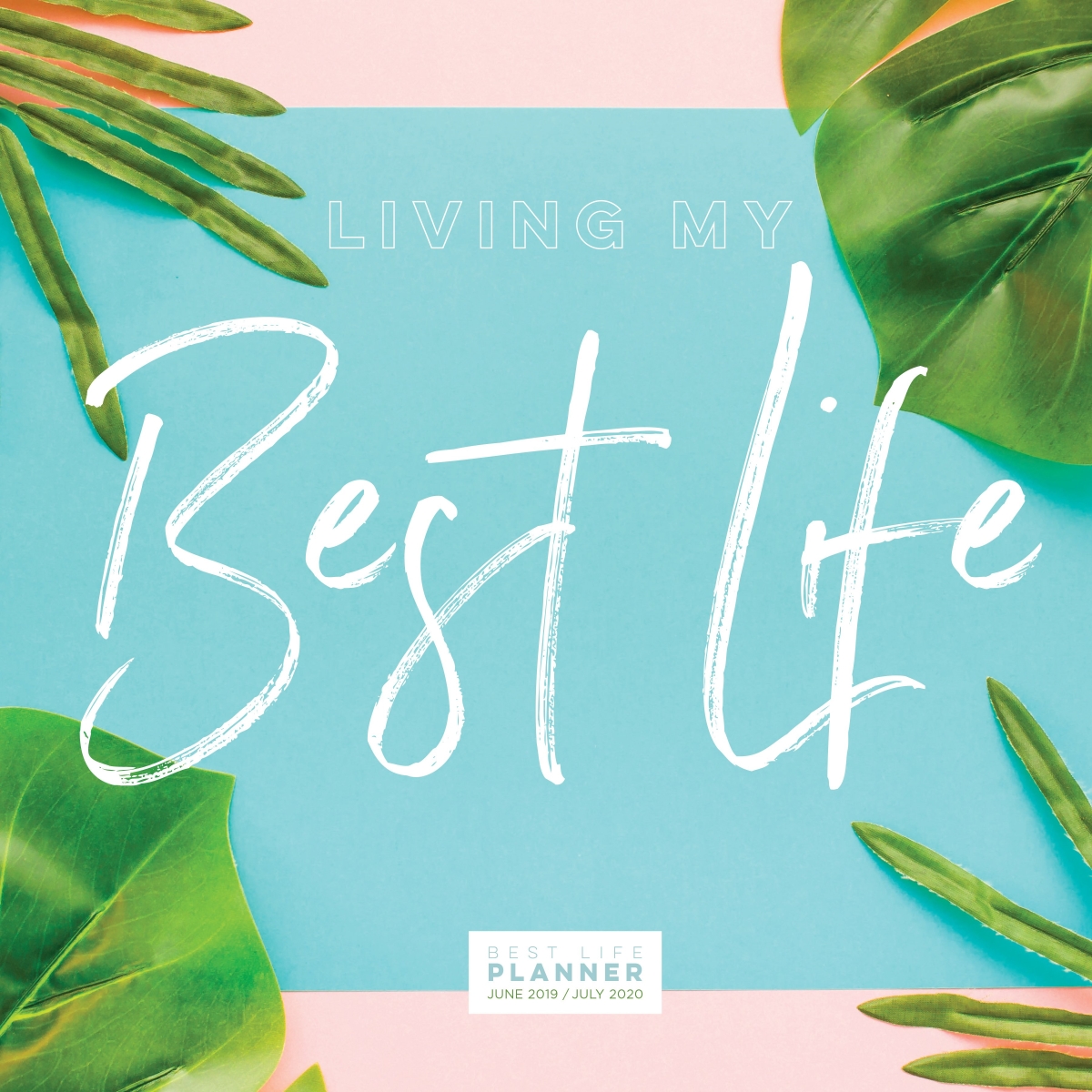 20-4720a July 2019 - June 2020 Best Palms Best Life Large Monthly Planner