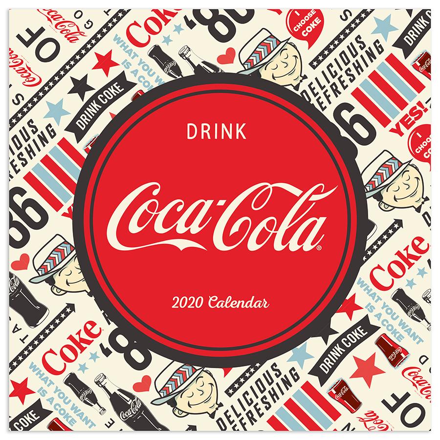 20-1069 12 X 12 In. 2020 Coca-cola Americana Wall Calendar