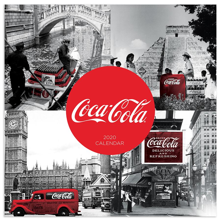 20-1169 12 X 12 In. 2020 Coca-cola Vintage Wall Calendar