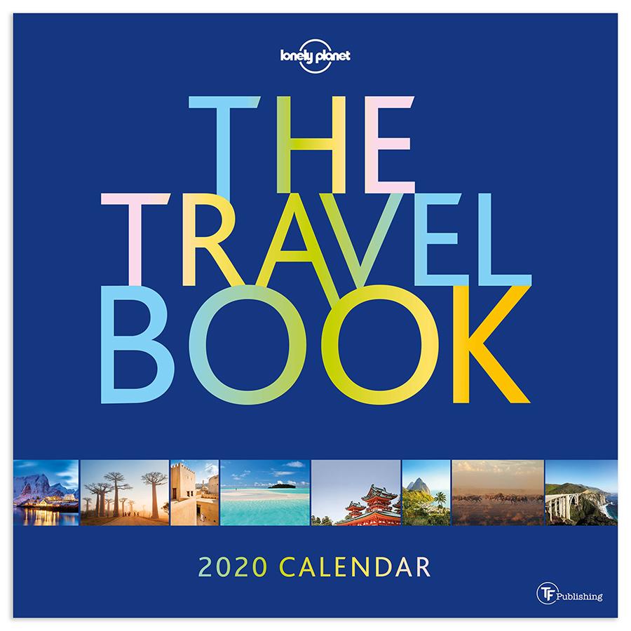 20-1090 12 X 12 In. 2020 The Travel Book Wall Calendar