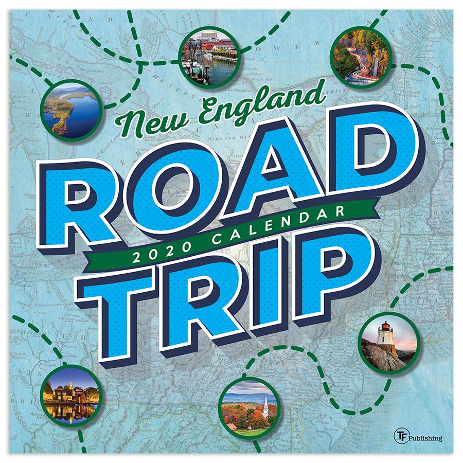 20-1086 12 X 12 In. 2020 Road Trip New England Wall Calendar