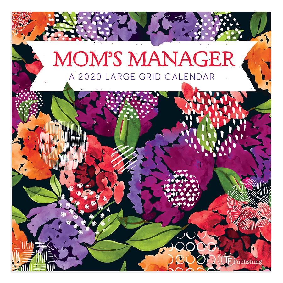 20-2105 7 X 7 In. 2020 Moms Manager Mini Calendar