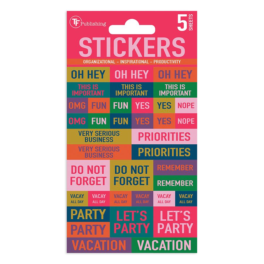 99-2112 In Any Event Planning Sticker Pack