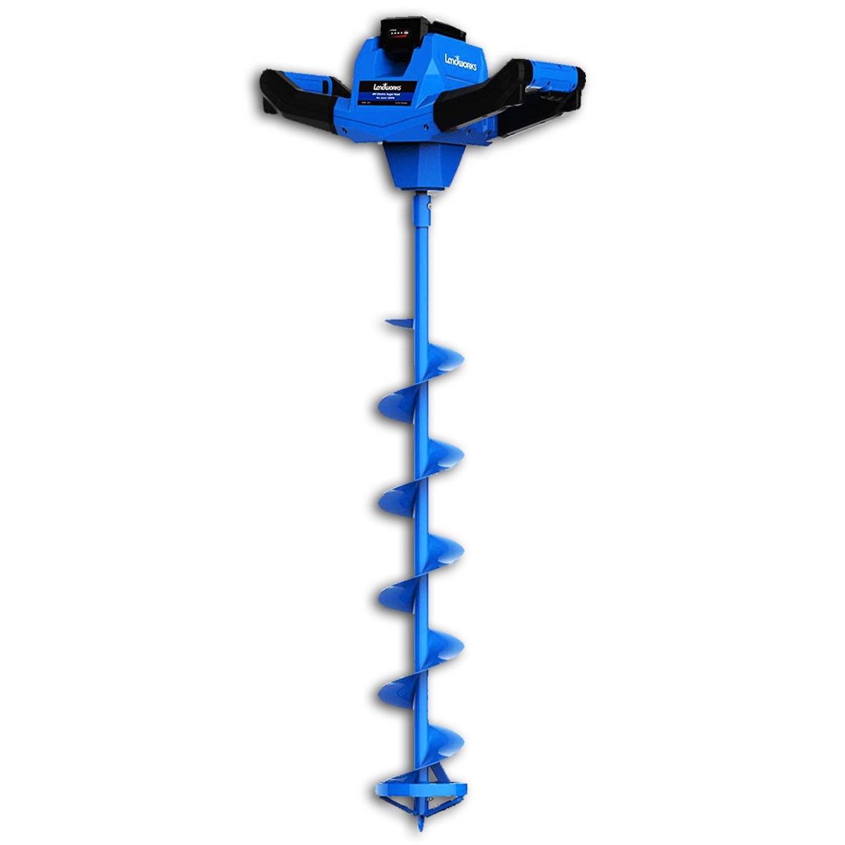 Otf-guo003 8 X 39 In. Heavy Duty Eco-friendly Electric Earth Ice Auger Power Head With Cordless Steel, Lithium Ion Battery & Charger Holes In Ice