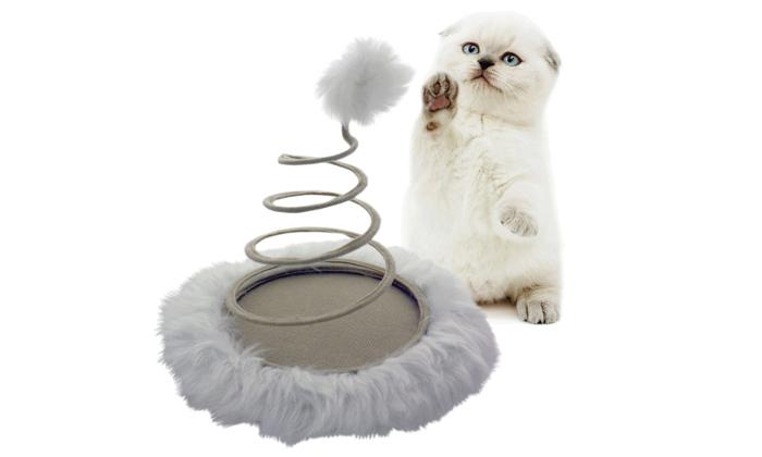 Os943 Furry Spring Cat Toy