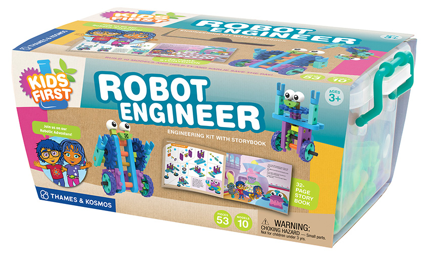 567009 Robot Engineer-engineering Kit With Story Book - 53 Piece