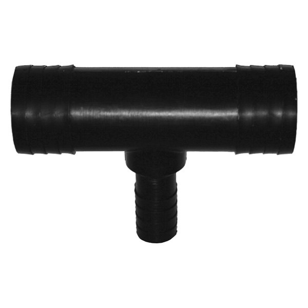 UPC 733572067606 product image for TEE-150-DP 0.5 x 0.75 x 0.5 in. 3 Way Plastic Tee Reducing Fitting, Black | upcitemdb.com