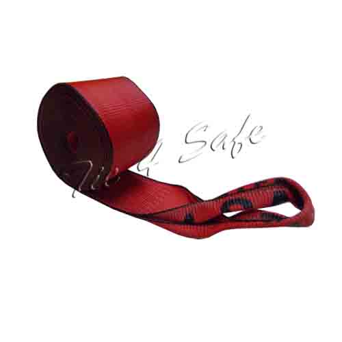 Tws44-30-r-10 4 In. X 30 Ft. Winch Straps With Loop End - Red, 10 Piece