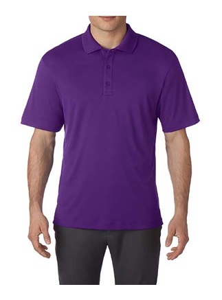 UPC 191675255045 product image for B81842594F 5.3 oz Adult Energy Polo T-Shirt, Purple - Medium | upcitemdb.com