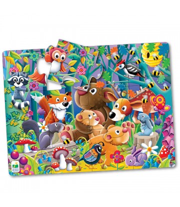 108109 24 X 18 In. My First Big Floor Puzzle - Woodland Friends