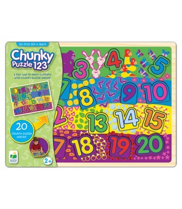 225806 My First Chunky Lift & Learn 123 Puzzle