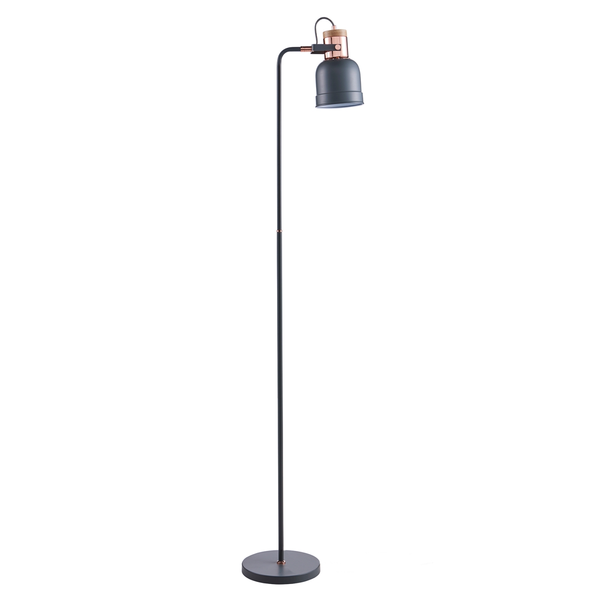 Vn-l00040 Lattine Monopod Floor Lamps, Grey & Gold