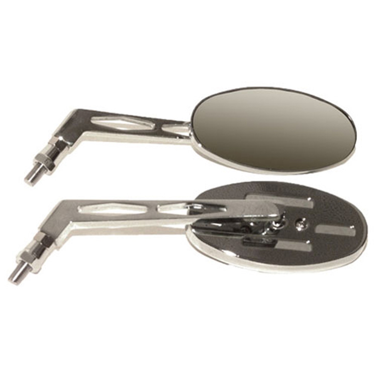 Emgo 20-26307 Billet Series Mirrors - Oval Long JAP PR Emgo 20-26307 Billet Series Mirrors - Oval Long JAP PR