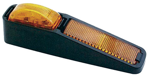 Mc-61abkb Elevated Clearance Light With Reflex Amber