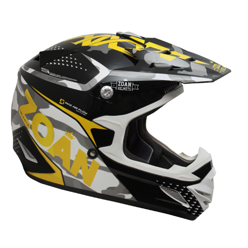 Zoan 021-547 Mx-1 Sniper Offroad Motocross Motorcycle Helmet Yellow - Extra Large Zoan 021-547 Mx-1 Sniper Offroad Motocross Motorcycle Helmet Yellow - Extra Large