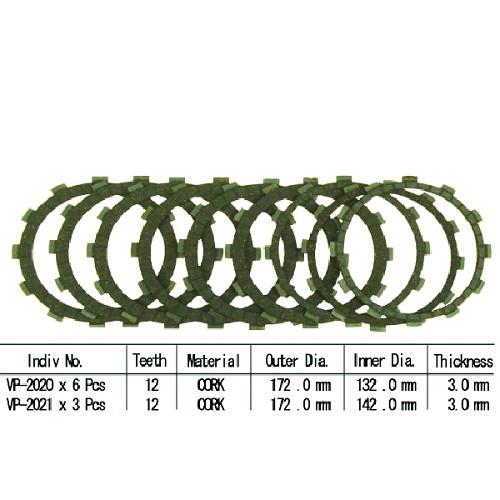 Vesrah VC-2024 Friction Plates for for 2006 Yamaha XV1700PC Road Star Warrior Vesrah VC-2024 Friction Plates for for 2006 Yamaha XV1700PC Road Star Warrior