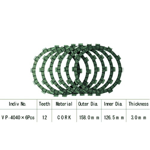 Vesrah VC-421 Friction Clutch Plates Vesrah VC-421 Friction Clutch Plates