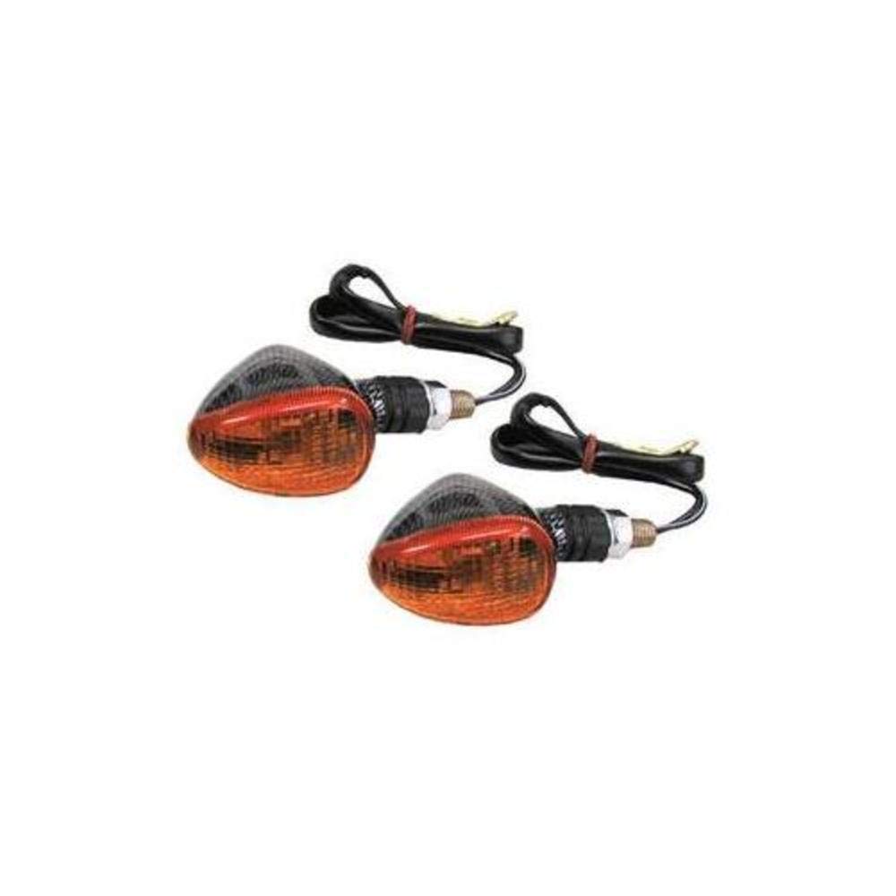 25-8410s Compact Flexible Short Stem Carbon Fiber Marker Lights, Amber - Single Filament