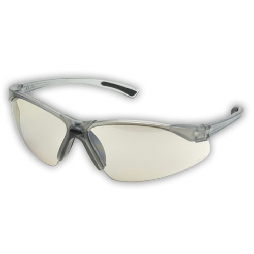 Sg-200i-o Safety Glasses Elite Style Indoor & Outdoor Lens Gray Frame