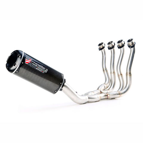 005-2420105v-s Series Full Exhaust M-2 Carbon Fiber Canister For 2009-2013 Suzuki Gsx-r1000, Silver