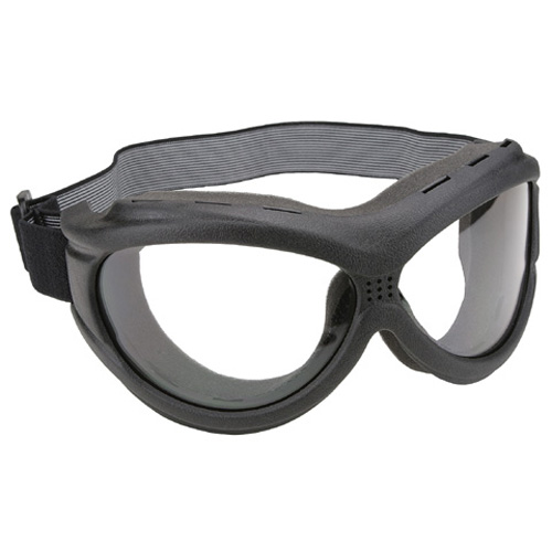 4595 The Beast Black Goggles With Clear Lens