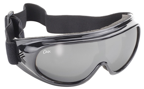 6810 Chix Silver Miror Goggles, Black