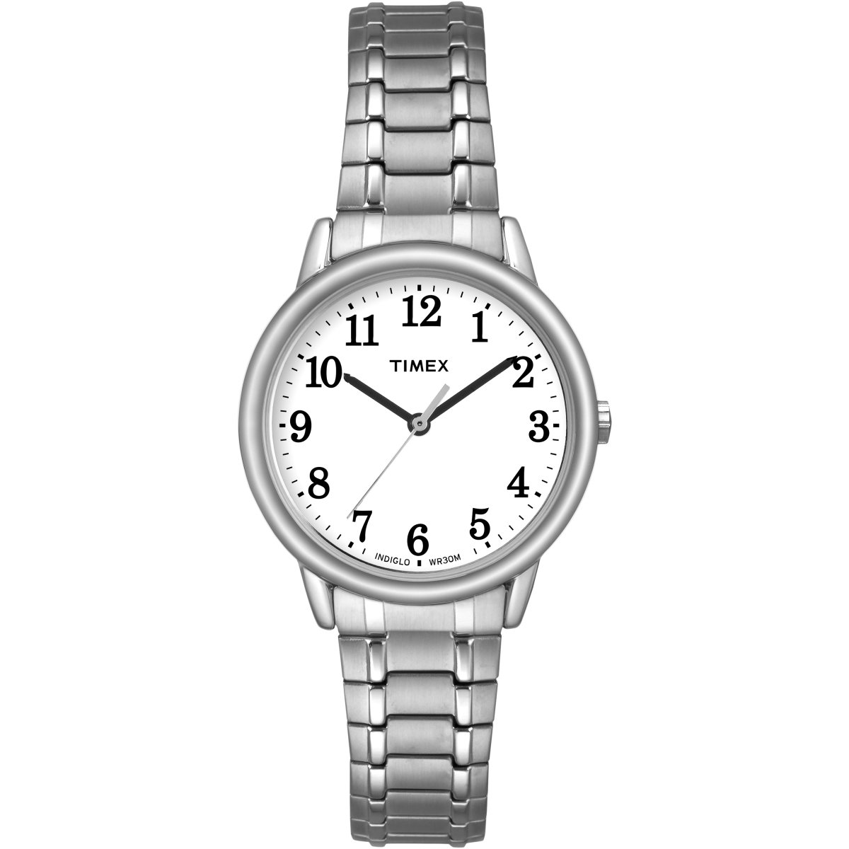Tw2p785009j Womens Easy Reader Silver Tone Stainless Steel Expansion Band Watch
