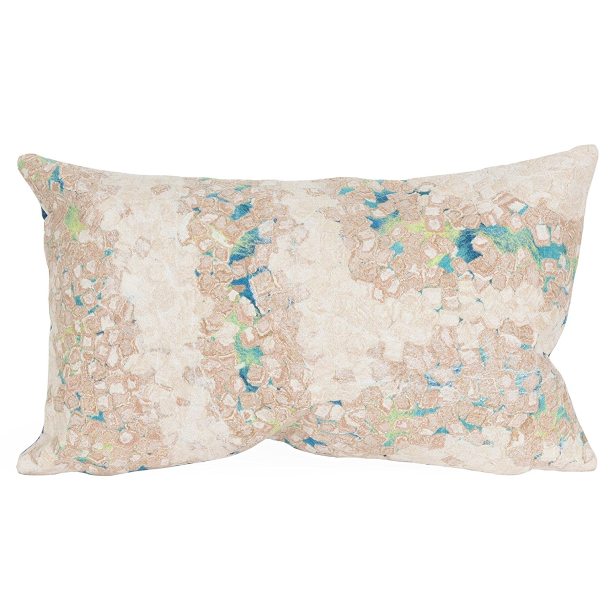 Trans Ocean 7sc1s412603 Visions Iii Hand Made Square Pillows, 4126-03 Elements Cool Blue - 12 X 20 In.