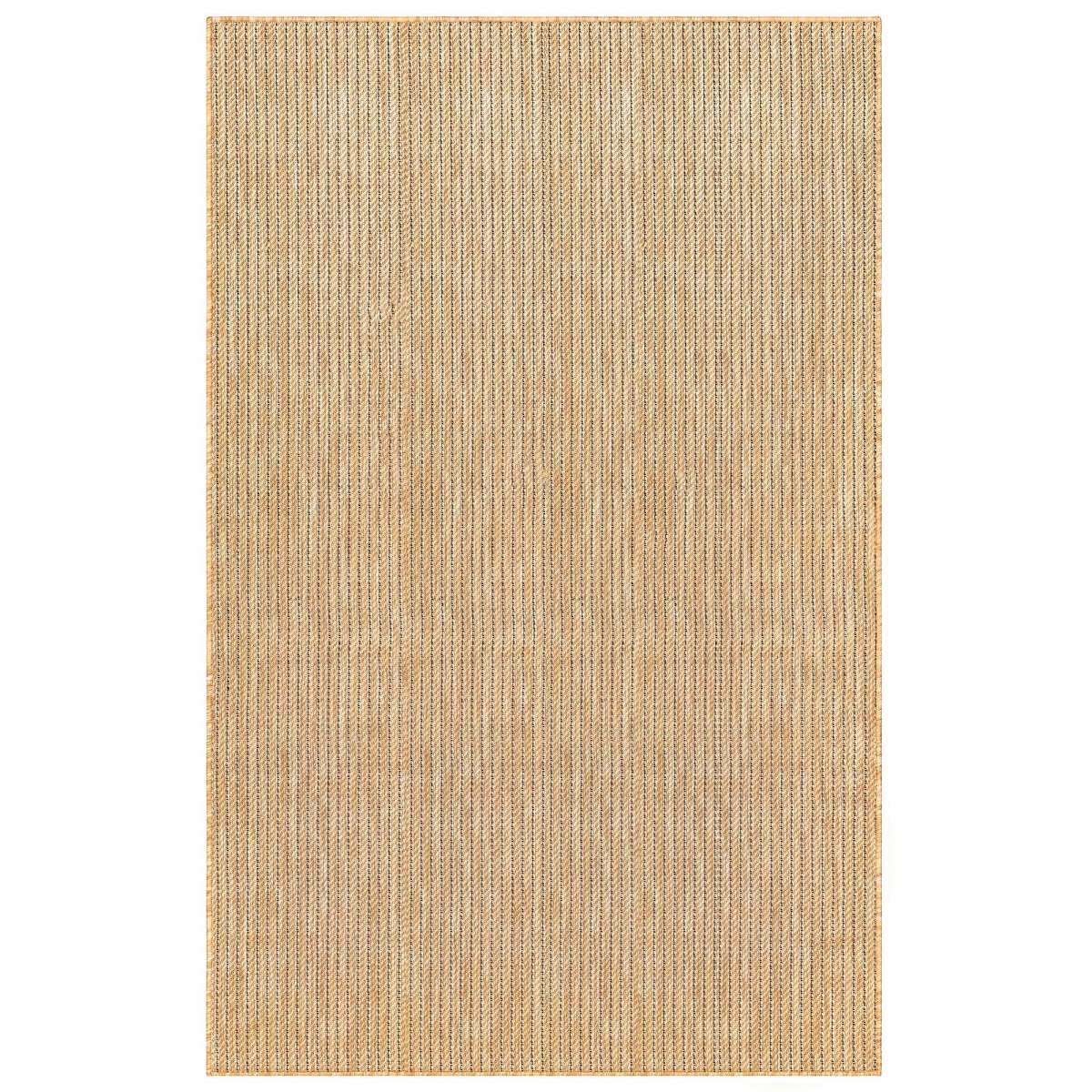 Trans-ocean Imports Cre45842212 39 In. X 59 In. Liora Manne Carmel Texture Stripe Indoor & Outdoor Wilton Woven Rectangle Rug - Sand