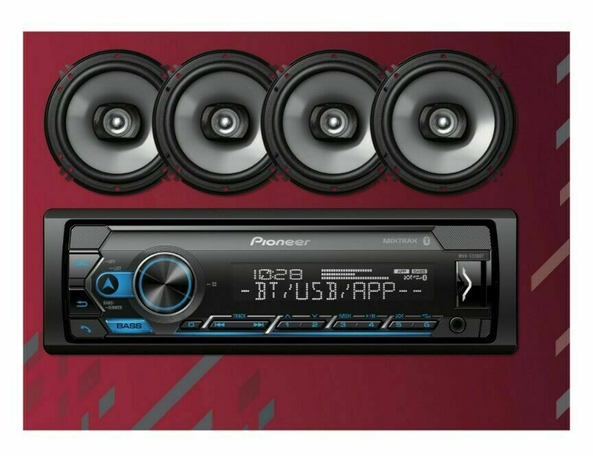 UPC 884938488259 Pioneer MXTS3266BT Car Audio Bundle