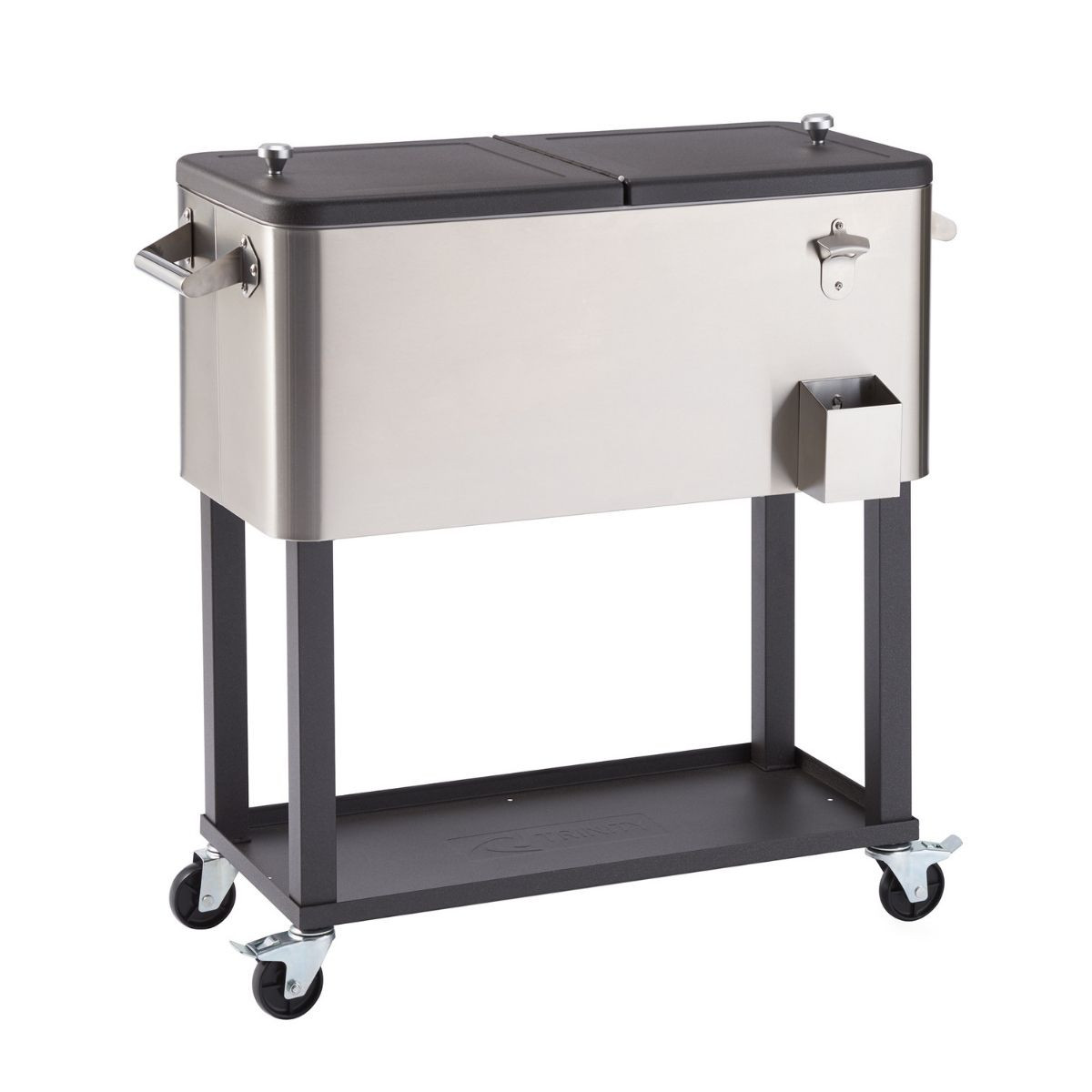 Txk-0806 80 Qt. Stainless Steel Cooler With Cover - 35.75 X 36 X 18.5 In.