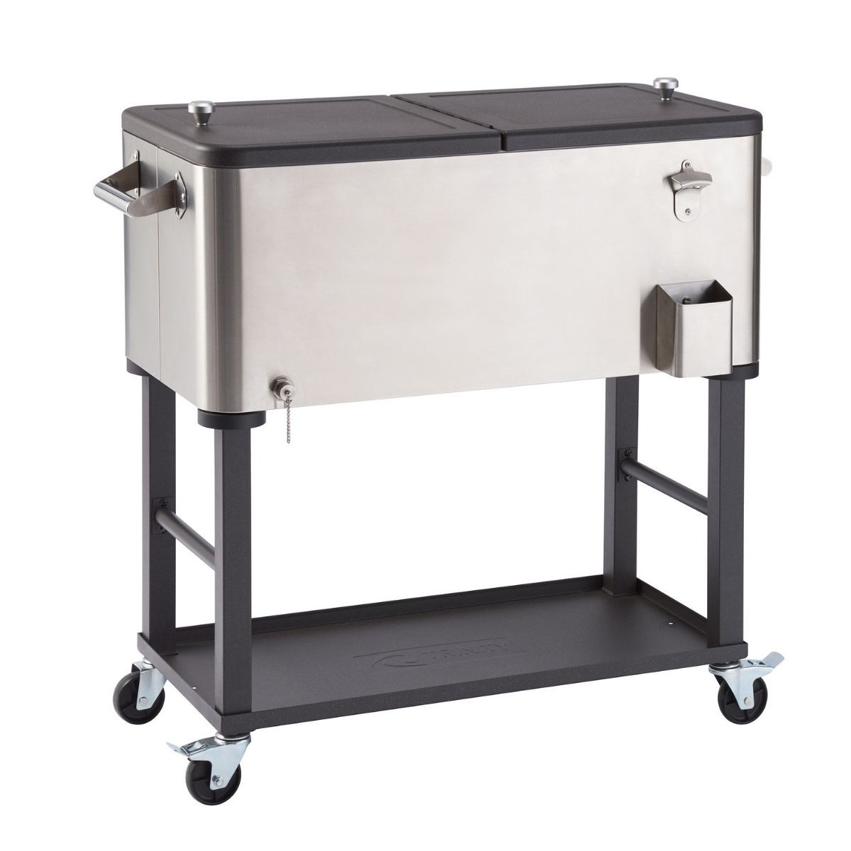Txk-0803 80 Qt. Stainless Steel Cooler With Detachable Tub - 35.75 X 36 X 18.5 In.