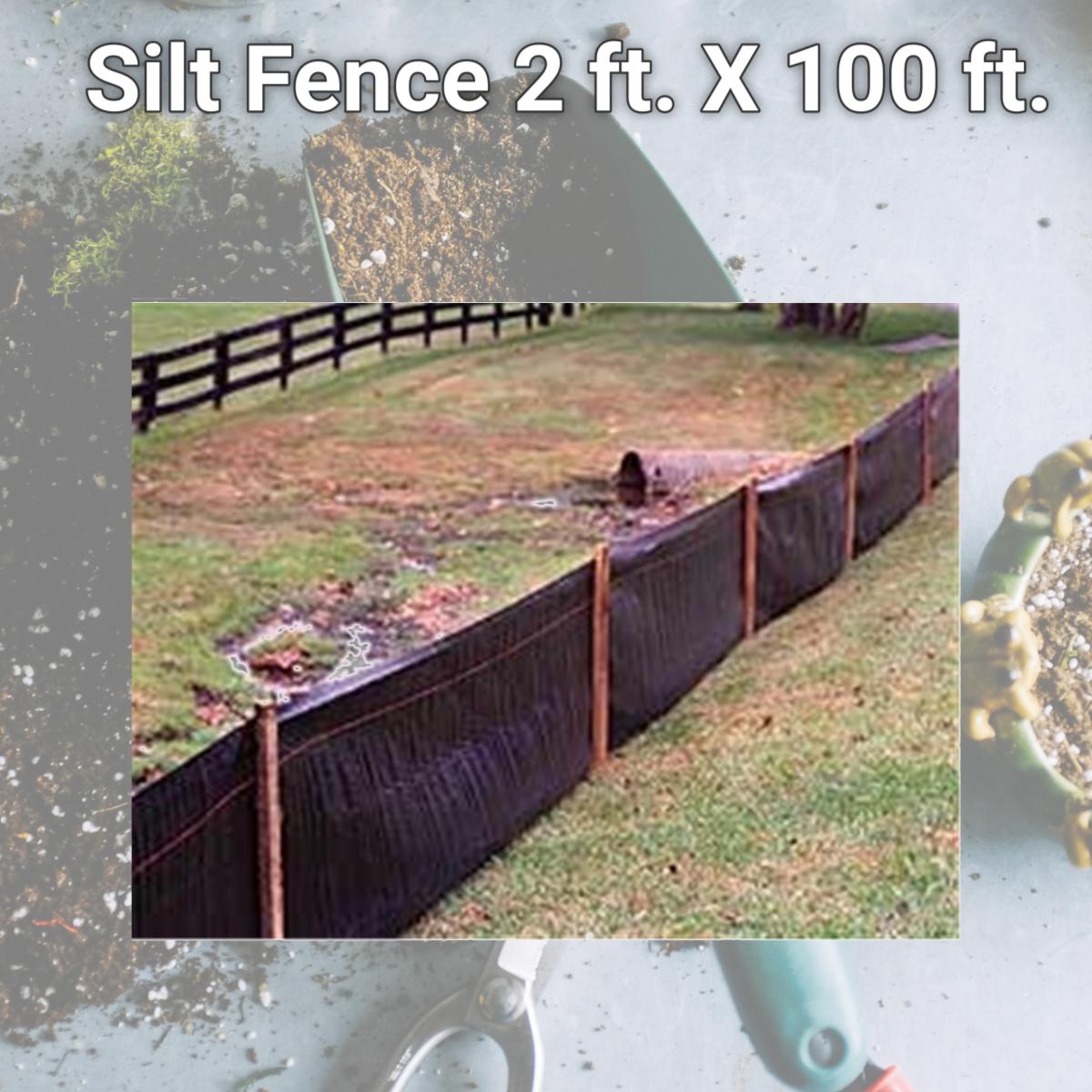 Picture of Tenax 31900500 Silt Fence 2 ft. X 100 ft.