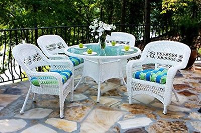 Psd-wh Portside Dining Set, White - 5 Piece